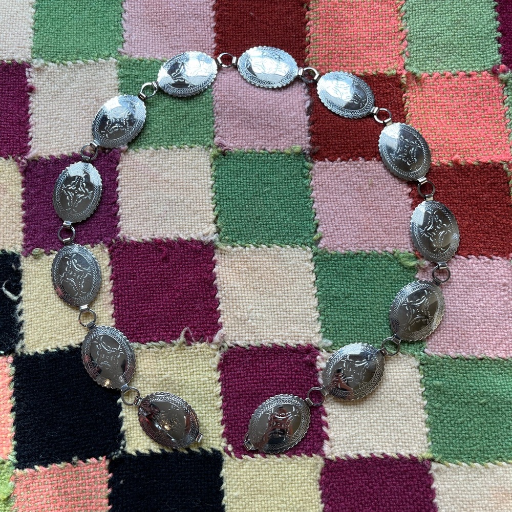 Silver Concho Belt